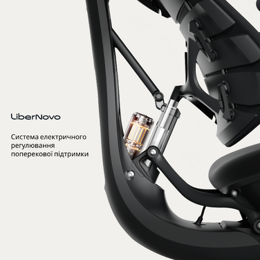 Крісло офісне ергономічне LiberNovo Omni Gen Glacier 48 см