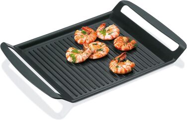 Кела Grillplatte Kerros: Алюмінієва гриль-пательня з антипригарним покриттям, 230°C, для всіх плит, 11564