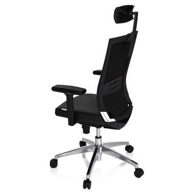 Офісне крісло / Крісло керівника PORTO MAX HIGH Leather Black HJH OFFICE