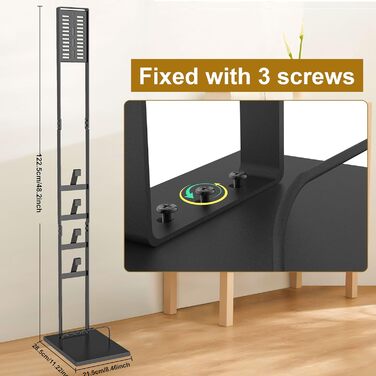 Підставка для пилососа OUTBROS, сумісна з Dyson Gen5, V15s, V15, V12 Slim, V11, V10, V8, V7, V6, тримач аксесуарів, органайзер, чорна