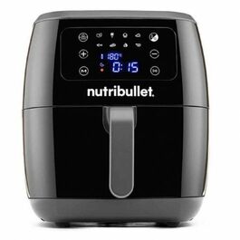 Аерофритюрниця nutribullet Crisplite NBA0611DG, 6л, 1700Вт, сенсорне керування, 8 попередніх налаштувань, без PFAS, матовий чорний