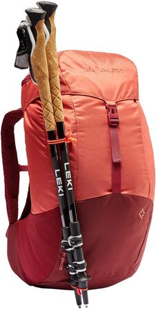 Жіночий туристичний рюкзак VAUDE Skomer 24L з вентиляцією спини та дощовиком, універсальний розмір, колір Hotchili