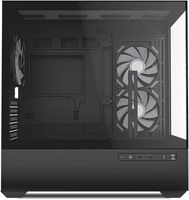 Корпус для ПК Sharkoon MK6 RGB Micro-ATX чорний