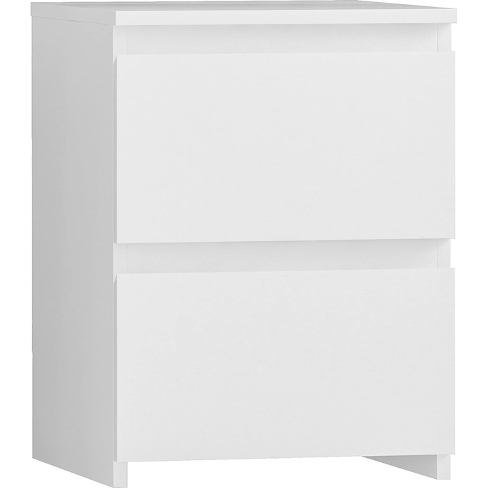 Тумба приліжкова Vida Designs Denver з 2 шухлядами, біла, 40x29,5x29,5 см