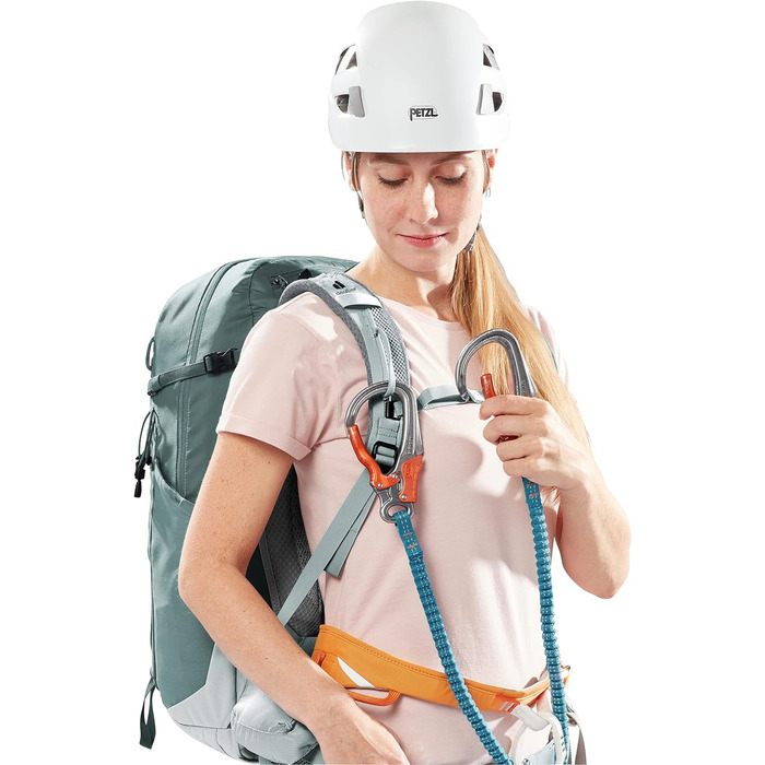 Жіночий туристичний рюкзак Deuter Trail Pro 31 SL для скелелазіння та походів, бірюзовий