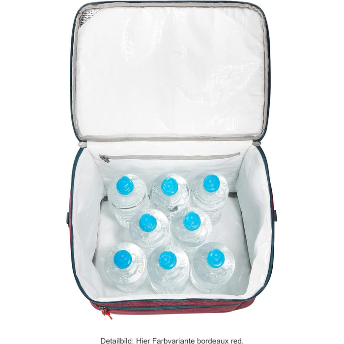 Термосумка Tatonka Cooler Bag L 25 л, ізотермічна, для зберігання продуктів, з внутрішньою кишенею для акумуляторів холоду, ручками та знімним плечовим ременем, 37x27x30 см, синя