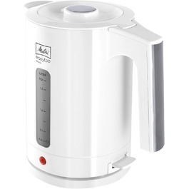 Електричний чайник Melitta Easy Top Aqua 1.7 л, 2400 Вт, білий/нержавіюча сталь