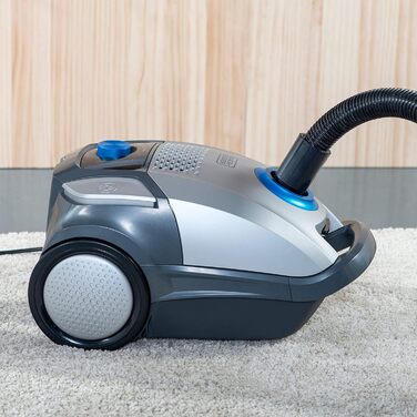 Пилосос з мішком BLACK+DECKER BXVMB700E, 700 Вт, 4 л, сірий