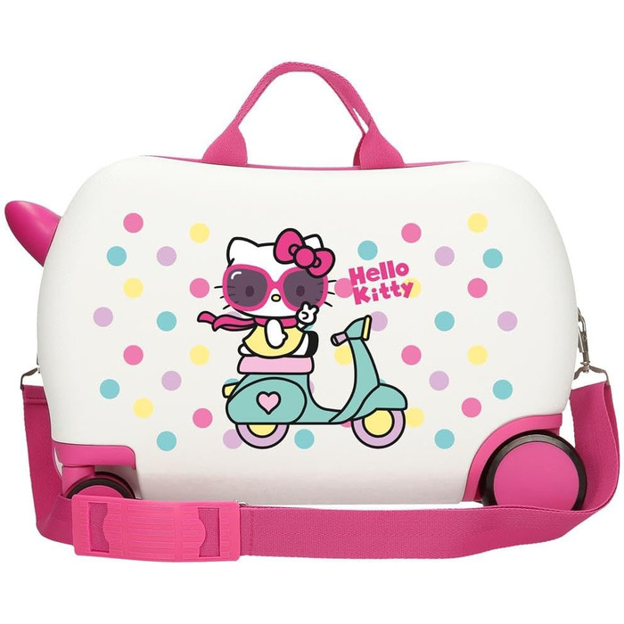 Дитяча валіза Hello Kitty, біла, 31x45x20 см, для дівчаток