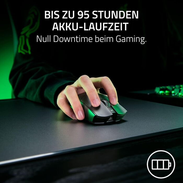 Ігрова бездротова миша Razer Viper V3 Pro SE, сенсор Focus Pro 30K DPI, перемикачі 2-го покоління, 4000Hz, чорна