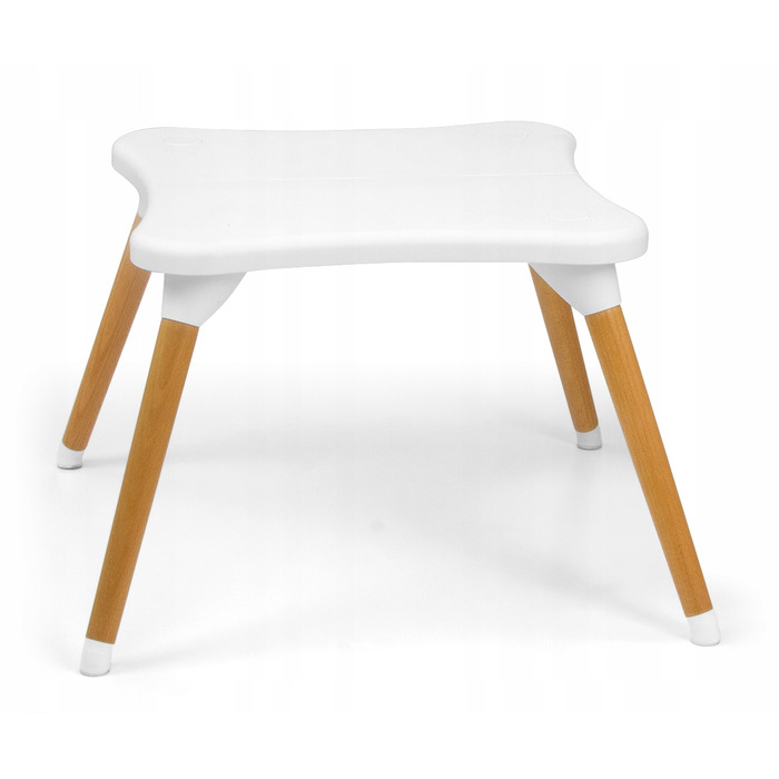 Стілець для годування 2в1 дерев'яний зі столиком-тацею Malmo Beige Milly Mally