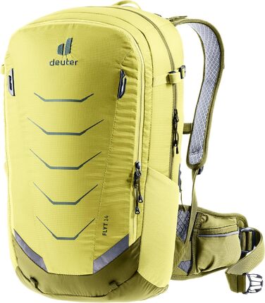 Велорюкзак з протектором Deuter Flyt 14, 14 л, Sprout-cactus