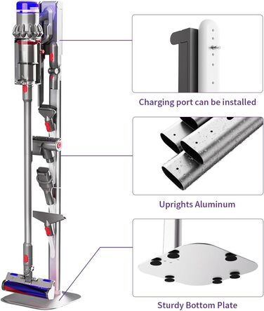 Підставка для пилососа YanBan, сумісна з Dyson Gen5 V15s V15 V12 Slim V11 V10 V8 V7 V6, підлогова стійка для зберігання аксесуарів