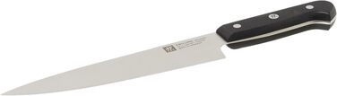 Кухонний ніж ZWILLING Gourmet Compact 20 см, нержавіюча сталь, ергономічна ручка, чорний, Made in Germany
