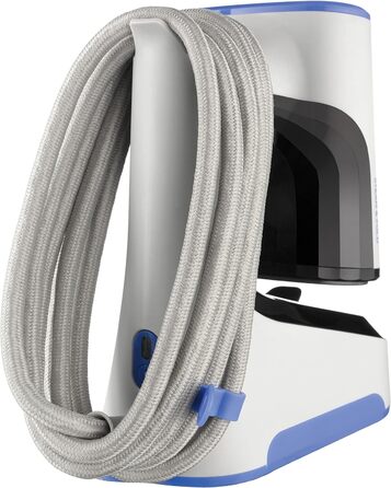 Ручний відпарювач Russell Hobbs Steam Genie Easy Store 1500Вт, складаний, для подорожей, з насадкою для тканин, 3м кабель, швидкий нагрів, модель 26740-56