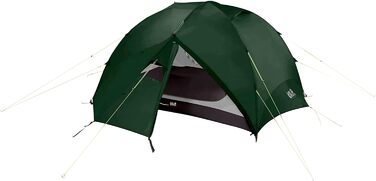 Намет Jack Wolfskin Yellowstone III Vent для 3 осіб, два входи, купольний, універсальний розмір, зелений для гір
