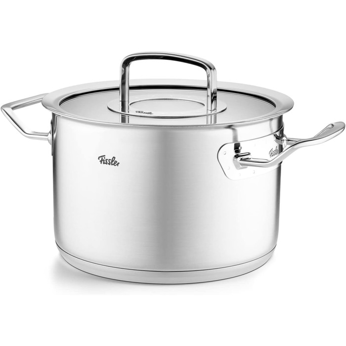 Каструля Fissler Original-Profi Collection з кришкою зі скла, нержавіюча сталь, Cookstar, для індукційних плит, 16 см, 2.1 л