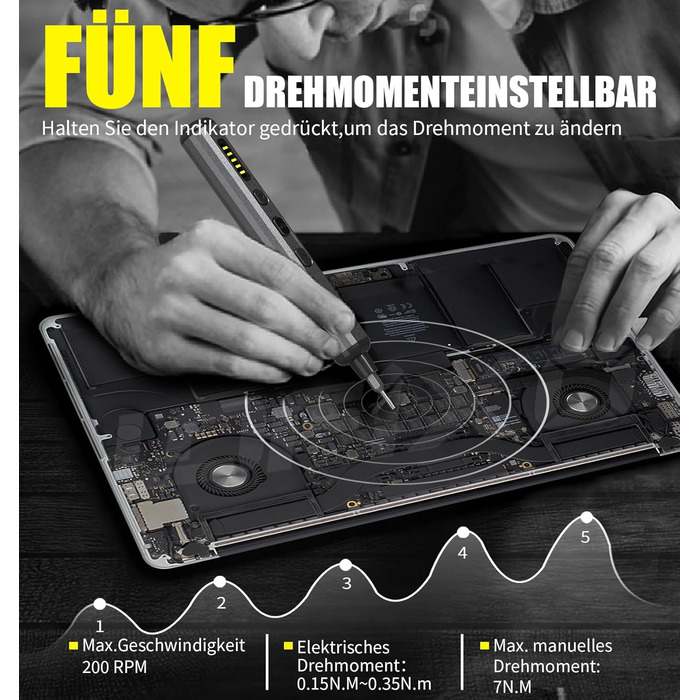 Набір викруток для ремонту електроніки 72 в 1 Torx/Pentalobe/Triwing для iPhone, MacBook, Xbox, PS5, окулярів