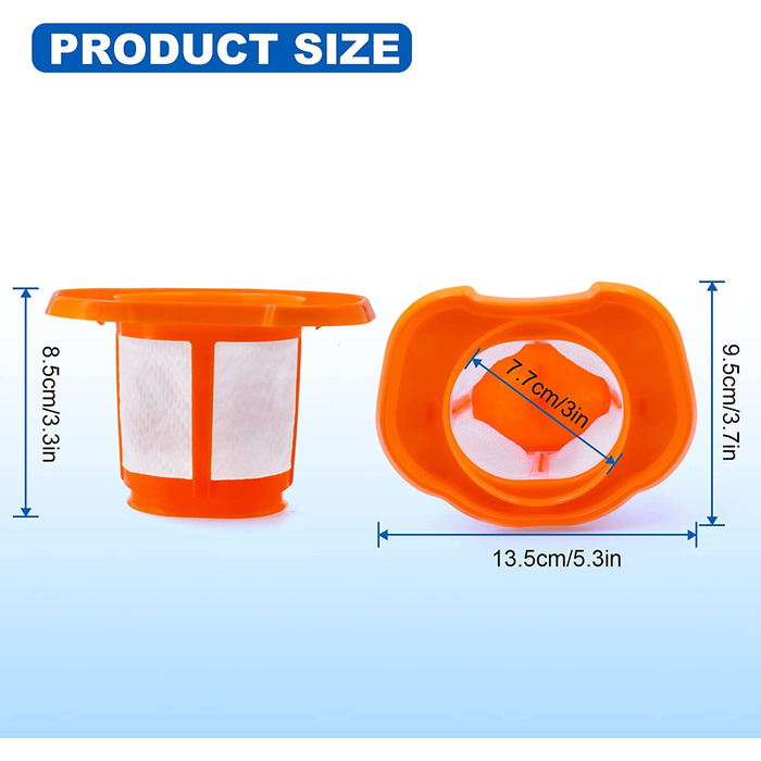 Набір з 4 фільтрів для ручного пилососа Black+Decker BHHV320B/BHHV320J/BHHV520BF/BHHV520BFP/BHHV520BT/BHHV520JF, змінні HEPA фільтри для бездротових пилососів