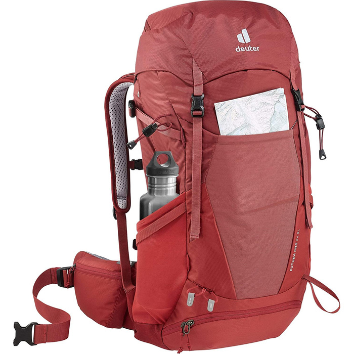 Рюкзак Deuter Futura Pro 34 SL жіночий, 34 л, червоно-лавовий