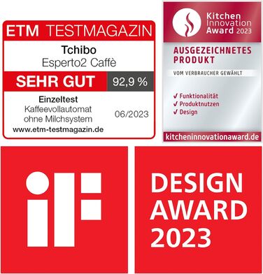 Кавомашина Tchibo Esperto2 для кави та еспресо, 2 чашки, Granite Black + безкоштовний набір кави