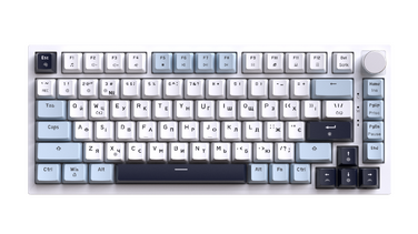 Дротова механічна клавіатура GamePro MK160 V2 Warden QLAB Sakura White (MK160-V2-BL-QS)