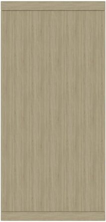 Комод vidaXL з 4 шухлядами та 2 дверцятами, дуб Сонома, 88x30x65 см, багатофункціональна шафа для вітальні, ДСП