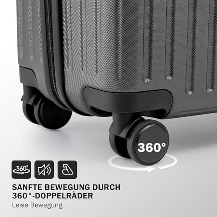 Валіза велика COOLIFE XL (75.5 см), твердий корпус ABS+PC, темно-синя