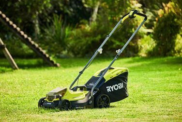 Акумуляторний газонокосарка RYOBI ONE+ OLM1833B, 33 см, без акумулятора та зарядного пристрою