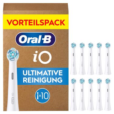 Смінні насадки для електричної зубної щітки Oral-B iO Ultimative Reinigung, білі, 10 шт.