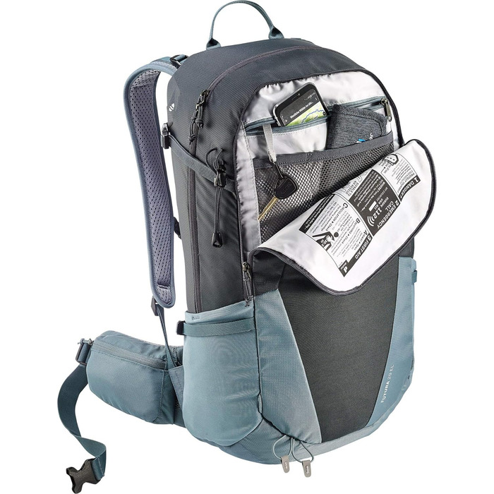 Рюкзак для туризму Deuter Futura 29 EL Extra Long, 29 л, графітовий