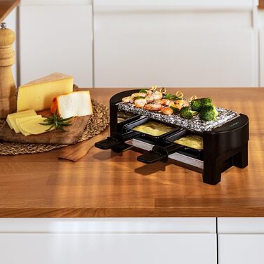 РаКлетт Cecotec Cheese & Grill 3200 AllStone для 2 осіб з електричним грилем та антипригарною поверхнею