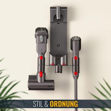 RICOO Аксесуари та запчастини для пилососа, сумісні з Dyson V7, V8, V10, V11, V12, V15, модель SH0601, сірі, високоякісний пластик, 232x42x85 мм