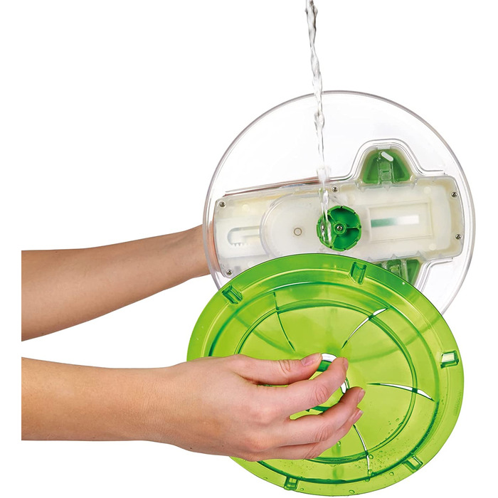 Сушарка для салату Zyliss Swift Dry 6 л, пластикова, зелена, з мискою, Aquavent технологія