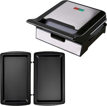 Електричний гриль Teppanyaki Syntrox Germany MM-1400W з антипригарними знімними пластинами для смаження