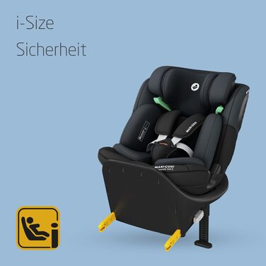 Дитяче автокрісло Maxi-Cosi Emerald 360 S i-Size (40–150 см), ISOFIX, Tonal Black