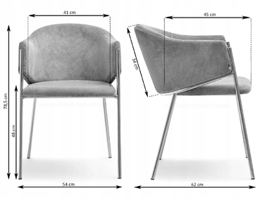 Стілець Mebel-Partner, тканина, бежевий, 1 шт.
