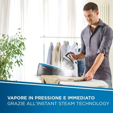 Парова праска-станція Polti Vaporella Instant VI50.40 з технологією Instant Steam, 8 Бар, 4 програми, ECO, паровий удар