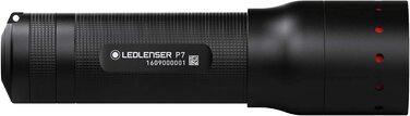 Ліхтарик Ledlenser P7 професійний LED, 450 лм, чорний, компактний, високопродуктивний, 1,5 В, 13x3,7 см
