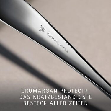 Набір столових приборів WMF Kent Plus 30 предметів, нержавіюча сталь Cromargan protect, полірована, стійка до подряпин, для 6 осіб