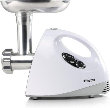 М'ясорубка Tristar VM-4210, 1200 Вт, 3 решітки, компактна, біла