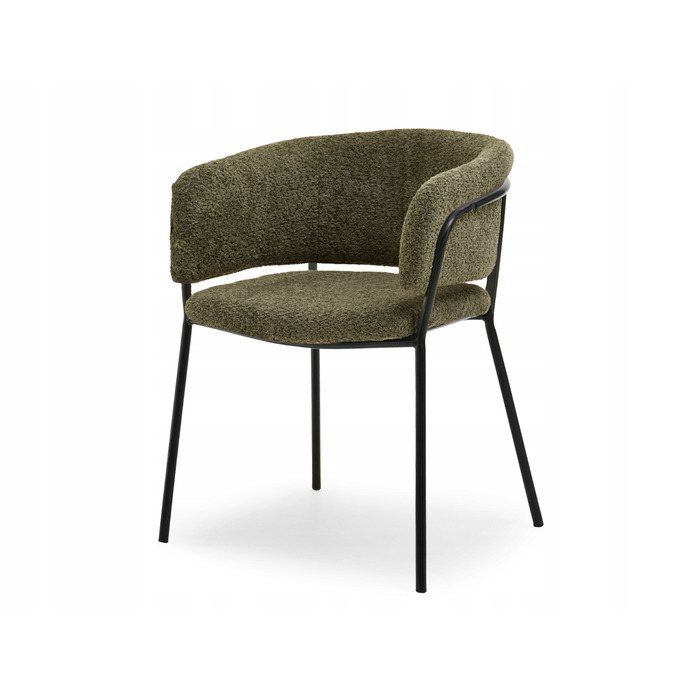 Стілець Mebel-Partner, оббивка тканина, зелений, 1 шт.