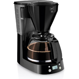 Кавоварка фільтраційна Melitta Easy Timer з таймером, скляною колбою, антикрапельною системою, 10 чашок, чорна