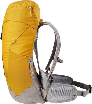 Жіночий туристичний рюкзак Deuter AC Lite 22 SL, 22 л, жовтий-карі з червоним