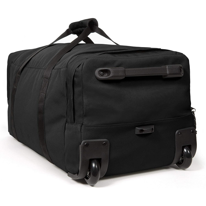 Дорожня сумка Eastpak Leatherface M+ 69 л, чорна, 68.5×32.5×34.5 см
