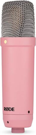 Студійний мікрофон Rode NT1 Signature Pink з мікрофонною стійкою keepdrum