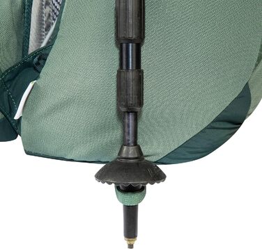Рюкзак для туризму Tatonka Hike Pack 22, 22 л, з вентиляцією спини та дощовиком, салатовий