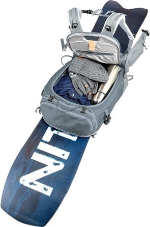 Жіночий туристичний рюкзак Deuter Freerider Pro 32+10 л, для лижних турів, сірий