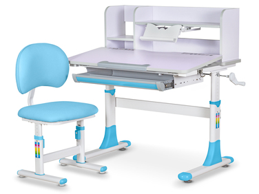 Комплект меблів Evo-kids (стіл+стілець+полиця) BD-21 BL (sale)