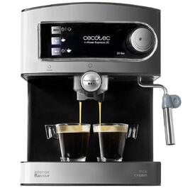 Кавомашина еспресо Cecotec Cumbia Power Espresso 20 Barista Aromax 2900 Вт з двома системами нагріву та помпою 20 бар